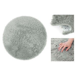 Kulatý koberec AmeliaHome Karvag šedý, velikost d80