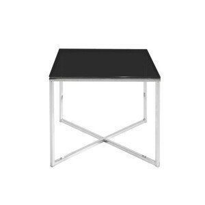 Hector Konferenční stolek Cross kouřové sklo/černý