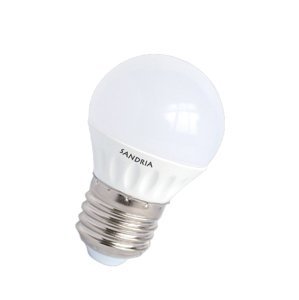 LED žárovka Sandy LED E27 B45 S2540 5W teplá bílá