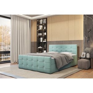 Expedo Čalouněná postel boxspring NOEMI + topper, 160x200, Enjoy 18