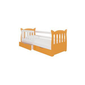 Expedo Dětská postel PENA, 160x75, oranžová