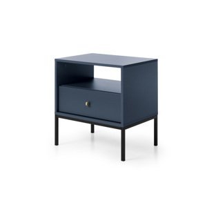 Expedo Noční stolek NANO, 53,6x56,2x39, modrá