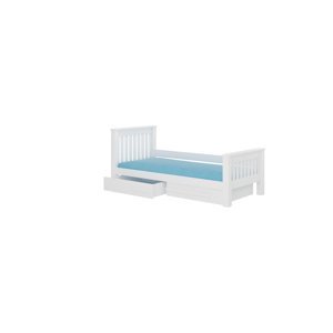 Expedo Dětská postel ODILO + matrace, 90x190, bílá