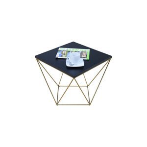 Expedo Konferenční stolek DAMA, 50x45x50, zlatá/černá