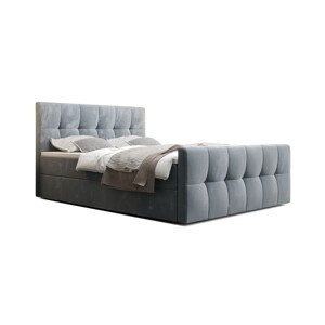 Expedo Čalouněná postel boxspring HATAN 2, 90x200, monolith 70, pravá