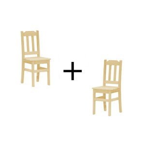 Expedo Akční set 1+1 jídelní židle SAFIR, borovice