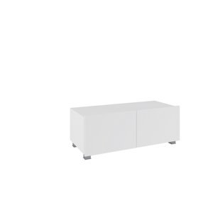 Expedo TV stolek BRINICA 100, 100x37x43, bílá/bílý lesk