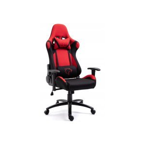 Expedo Kancelářská židle KORAD FG-38, 67,5x128-138x70, červená/černá
