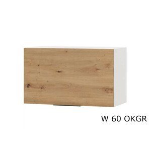 Expedo Kuchyňská skříňka horní SELENA W 60 OKGR, 60x36x28,8, dub artisan/bílá