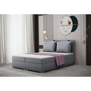 Expedo Čalouněná postel boxspring DINAMO + topper, 180x200, soro 93