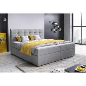 Expedo Čalouněná postel boxspring GLOSE, 180x200, cosmic 160 + topper