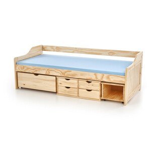 Expedo Dětská postel PROXIMA, 90x200, borovice + rošt