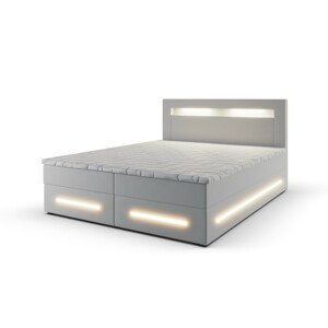 Expedo Čalouněná postel boxspring MINOR + topper, 160x200, soft 17