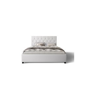 Expedo Čalouněná postel HILARY, 180x200 + rošt, sioux white