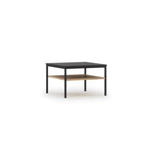 Expedo Konferenční stolek LANZA, 60x40x60, černá/dub artisan