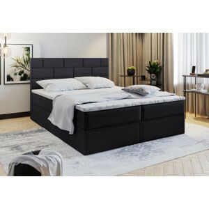 Expedo Čalouněná postel boxspring MARINOS + topper, 160x200, Soft 11