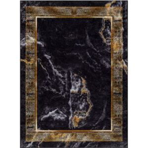 Kusový koberec Miro 51278.809 Marble black / gold