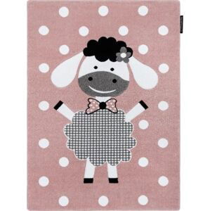 Dětský kusový koberec Petit Dolly sheep pink