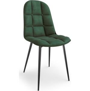 Tmavě zelená jídelní židle K417