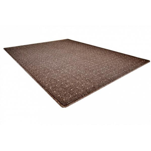 Kusový koberec Udinese hnědý Kulatý 80 cm průměr