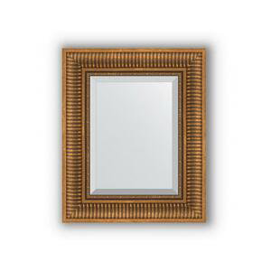 Zrcadlo s fazetou v rámu, bronzový akvadukt BY 3388 57x77 cm