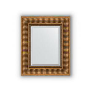 Zrcadlo s fazetou v rámu, bronzový akvadukt BY 3544 62x147 cm