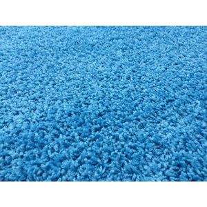 Kusový koberec Color Shaggy modrý 80 x 120 cm