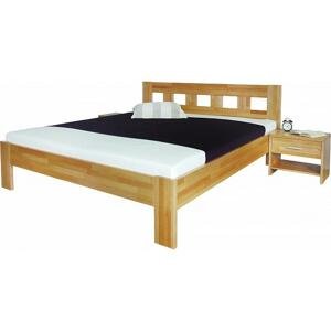 Dvoulůžková masivní postel Silvana 180x200 cm, buk