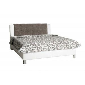 Čalouněná postel Amerika bez přehozu, nožky chrom, Royal, 180x200 cm, Vunipola 5-Kara 11