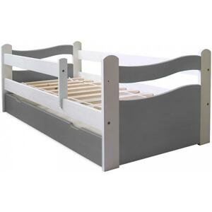 Dětská postel VLNA GRAY 80x160 cm, UP158, 80x160 cm (RD 80/18)