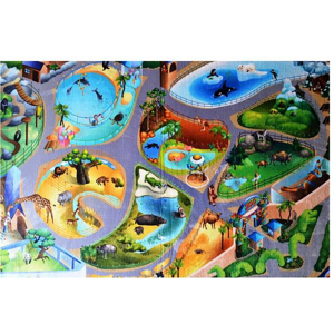 Dětský koberec Ultra Soft ZOO 130 x 180 cm (86027)