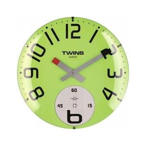 Nástěnné hodiny Twins 363 green 35cm