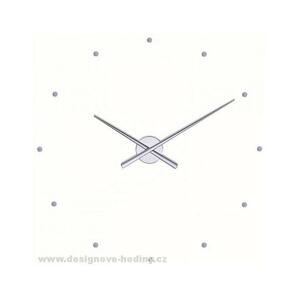 Designové nástěnné hodiny NOMON OJ stříbrné 50cm
