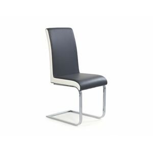 Jídelní židle K103 šedo-bílá
