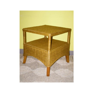 Ratanový obývací stolek ADELE - světlý
