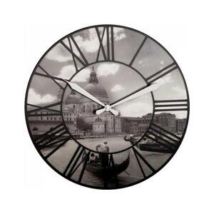 Designové nástěnné 3D hodiny 3106 Nextime Venice 40cm