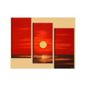 Obrazový set - Červený západ slunce