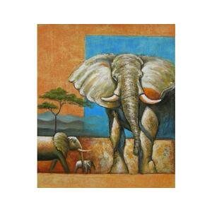 Obraz - Sloni v Africe