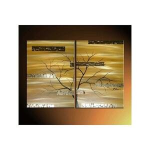 Vícedílné obrazy - Zlatý strom