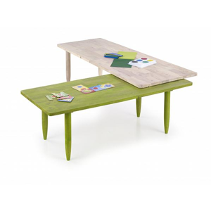 Konferenční stolek Bora-Bora, zeleno-bílá