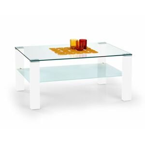 Bílý konferenční stolek Simple