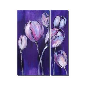 Obrazový set - Fialové květy