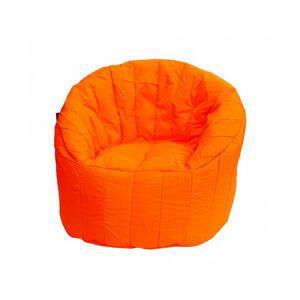 Zářivě oranžový sedací vak BeanBag Lumin Chair