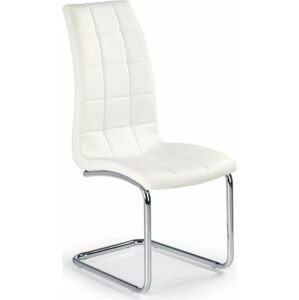 Bílá jídelní židle K147