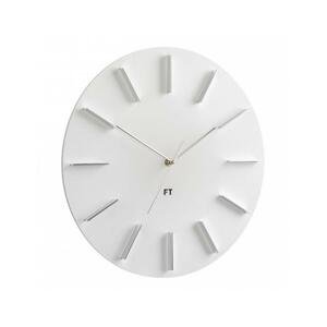 Designové nástěnné hodiny Future Time FT2010WH Round white 40cm