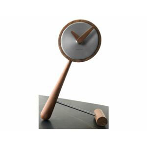 Designové stolní hodiny Nomon Small Puntero Graphite 26cm