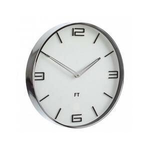 Designové nástěnné hodiny Future Time FT3010WH Flat white 30cm