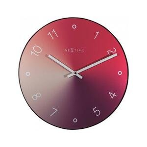 Designové nástěnné hodiny 8194ro Nextime Gradient 40cm