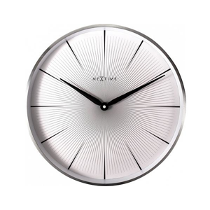 Designové nástěnné hodiny 3511wi Nextime 2 Seconds 40cm