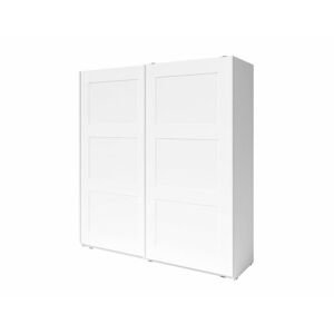 Bílá skříň s posuvnými dveřmi Sedere